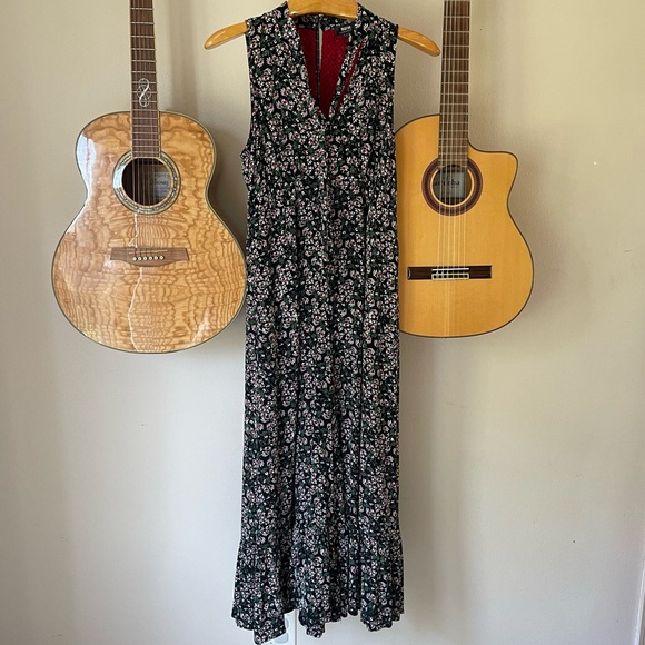 Maeve Anthropologie Ansonia Floral Jumpsuit Sz US 8 - Picture 9 of 12